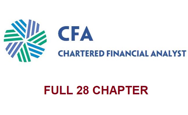 CFA lv1 - Full 28 chapter with Key